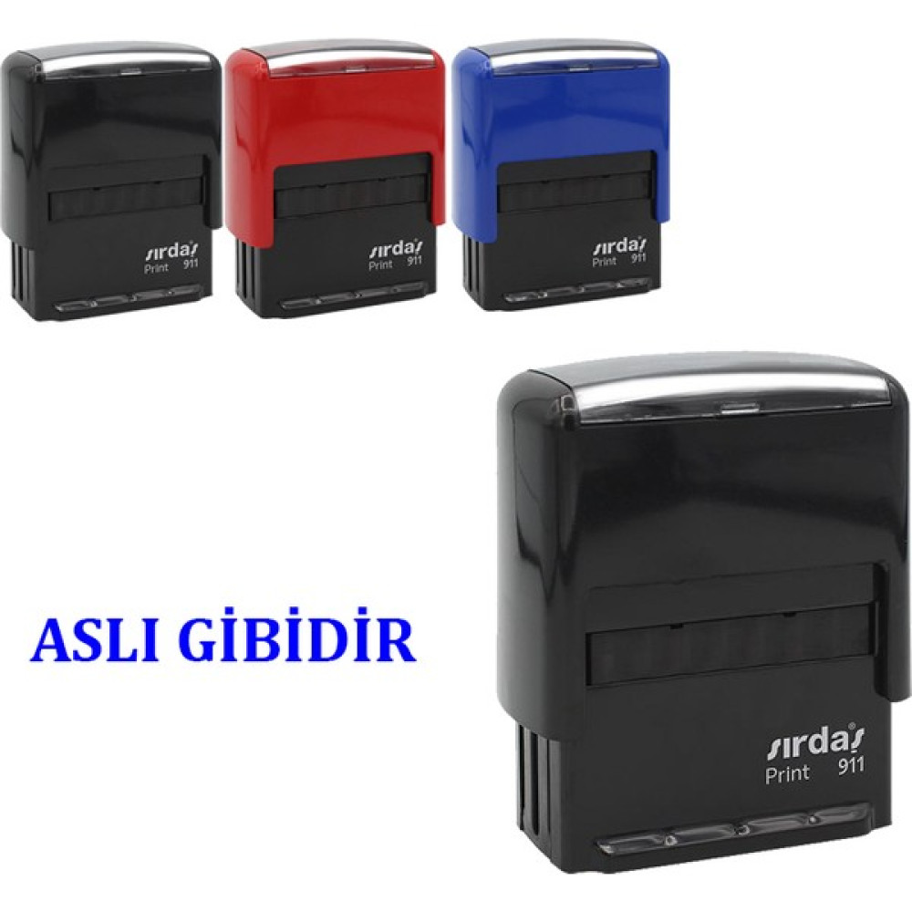 Sırdaş 911 Hazır Kaşe ( Aslı Gibidir ) Mavi Mürekkep Kase Fiyatı