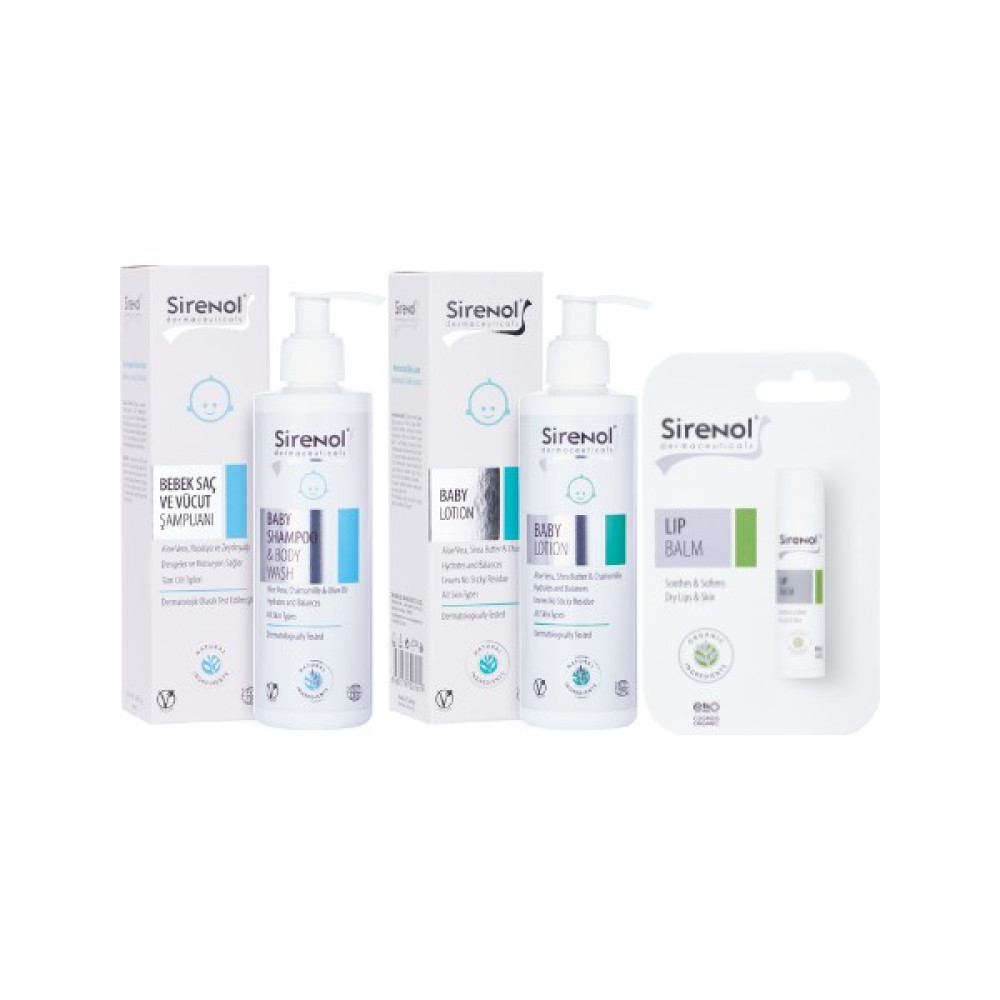 Sirenol Natural Bebek Losyon Şampuan ve Organik Dudak Balmı Set Oto Boyaları Fiyatı
