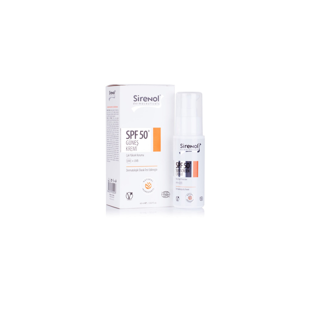 Sirenol Natural Cadı Fındığı SPF50 Güneş Kremi Güneş Kremleri ve Losyonları Fiyatı