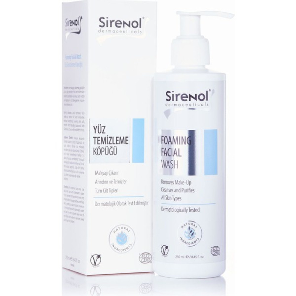 Sirenol Natural Cadı Fındığı Yüz Temizleme Köpüğü Cilt Temizleme ve Peeling Fiyatı