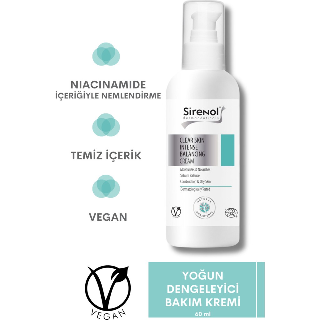 Sirenol Natural Yoğun Dengeleyici Bakım Kremi Nemlendiriciler Fiyatı