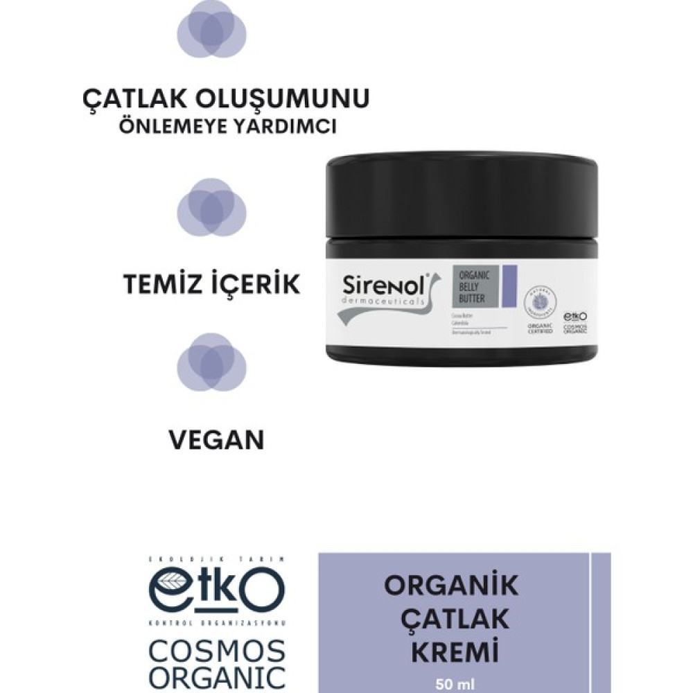 Sirenol Organik Çatlak Karşıtı Krem Hamilelik ve Emzirme Fiyatı