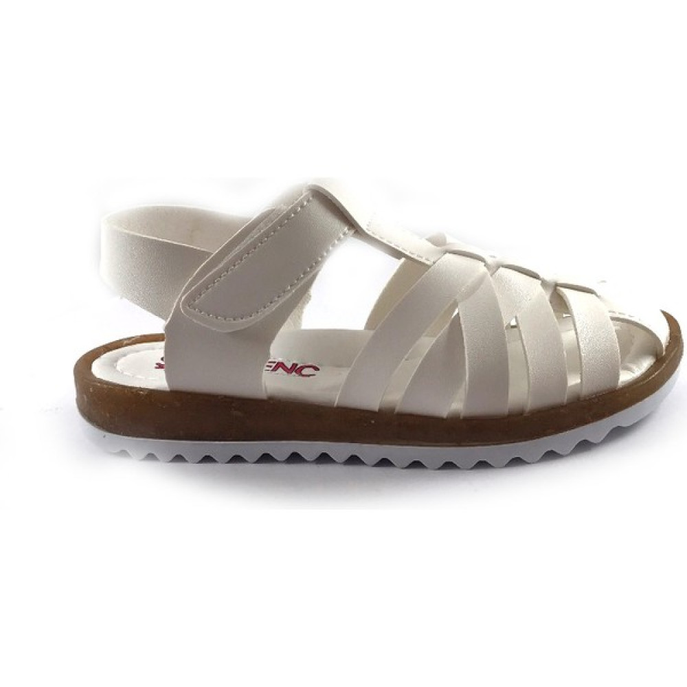 Şirin Bebe 01 Beyaz Kız Çocuk Yazlık Sandalet Ayakkabı Kız Çocuk Terlik & Sandaleti Fiyatı