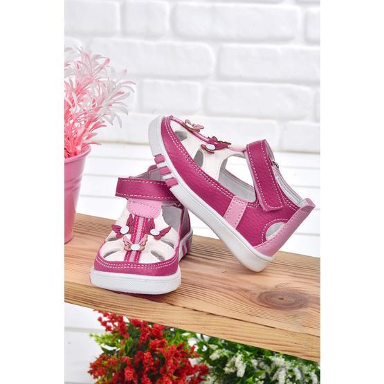 Şirin Bebe 2217-22 Kiko Şb Fuşya Beyaz Kız Çocuk Sandalet