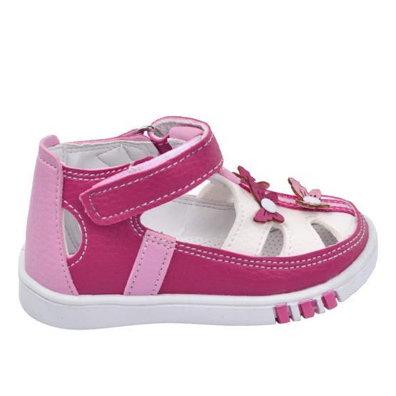 Şirin Bebe 2217-22 Kiko Şb Fuşya Beyaz Kız Çocuk Sandalet