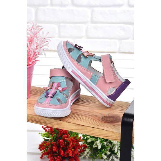 Şirin Bebe 2217-22 Kiko Şb Pudra Turkuaz Kız Çocuk Sandalet