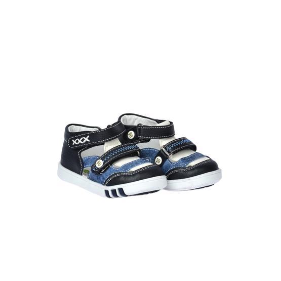 Şirin Bebe 2244-49 Kiko Şb Lacivert Sarı Kız Çocuk Sandalet