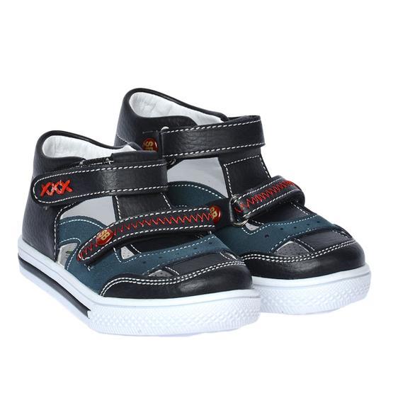 Şirin Bebe 2244-49 Kiko Şb Siyah Lacivert Erkek Çocuk Sandalet