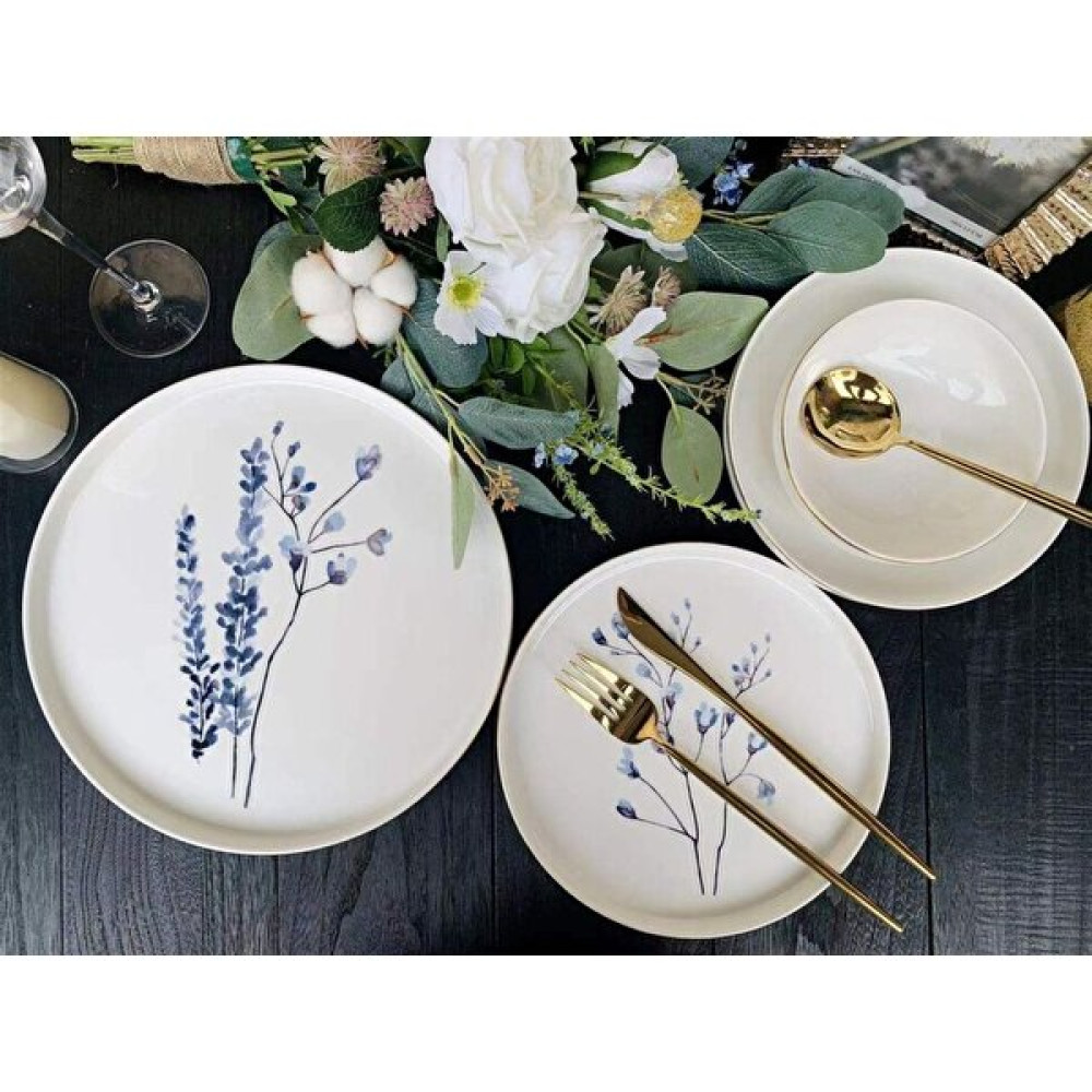 Şirin Eşyalarım Spring Blanch Bone China 6 Kişilik 24 Parça Porselen Yemek Takımı Yemek Takımı Fiyatı