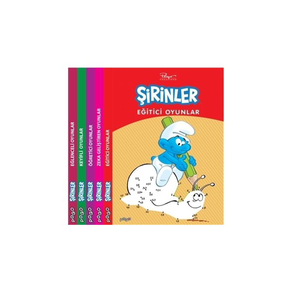 Şirinler Oyun Kitapları Seti (5 Kitap Takım) Zihinsel Gelişim Kitapları Fiyatı