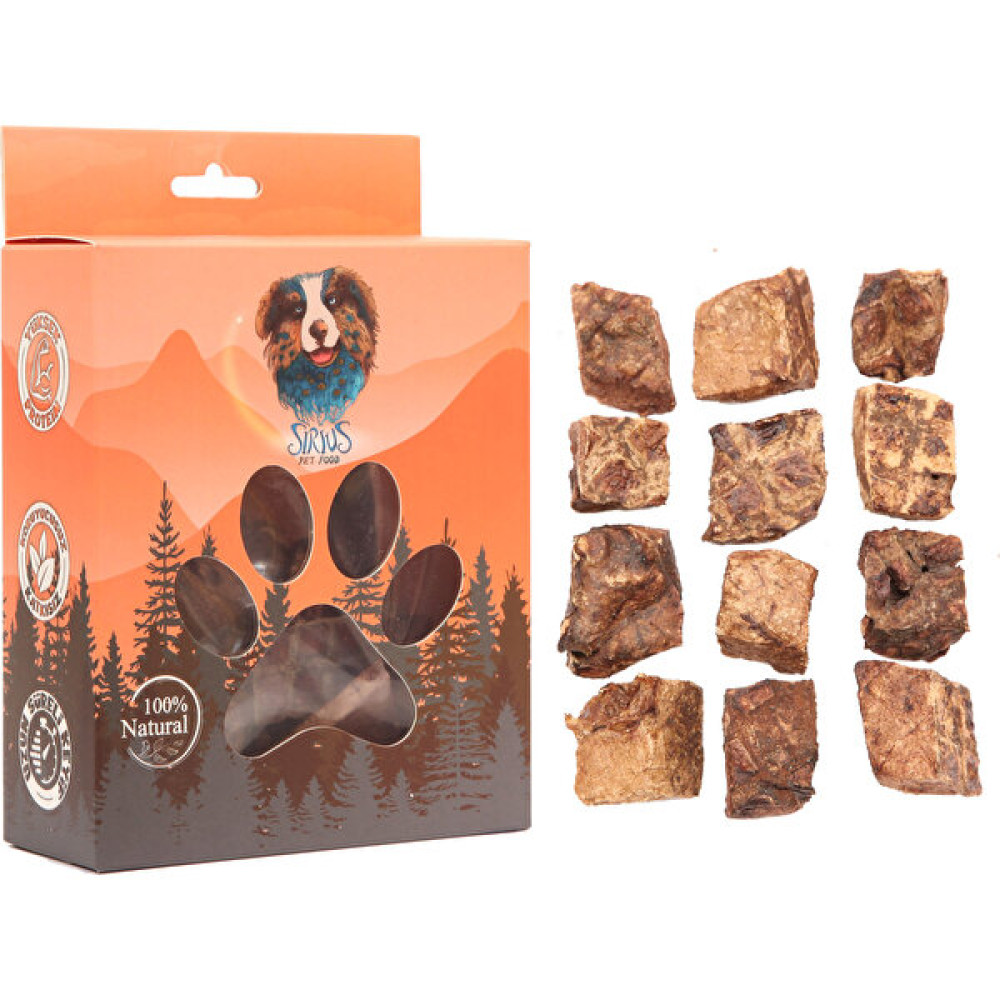 Sirius Pet Food Beef Lung Stıck Cube-Dana Akciğer Küp 100 gr - 1 Adet - Renkli Evcil Hayvan Ürünleri Fiyatı