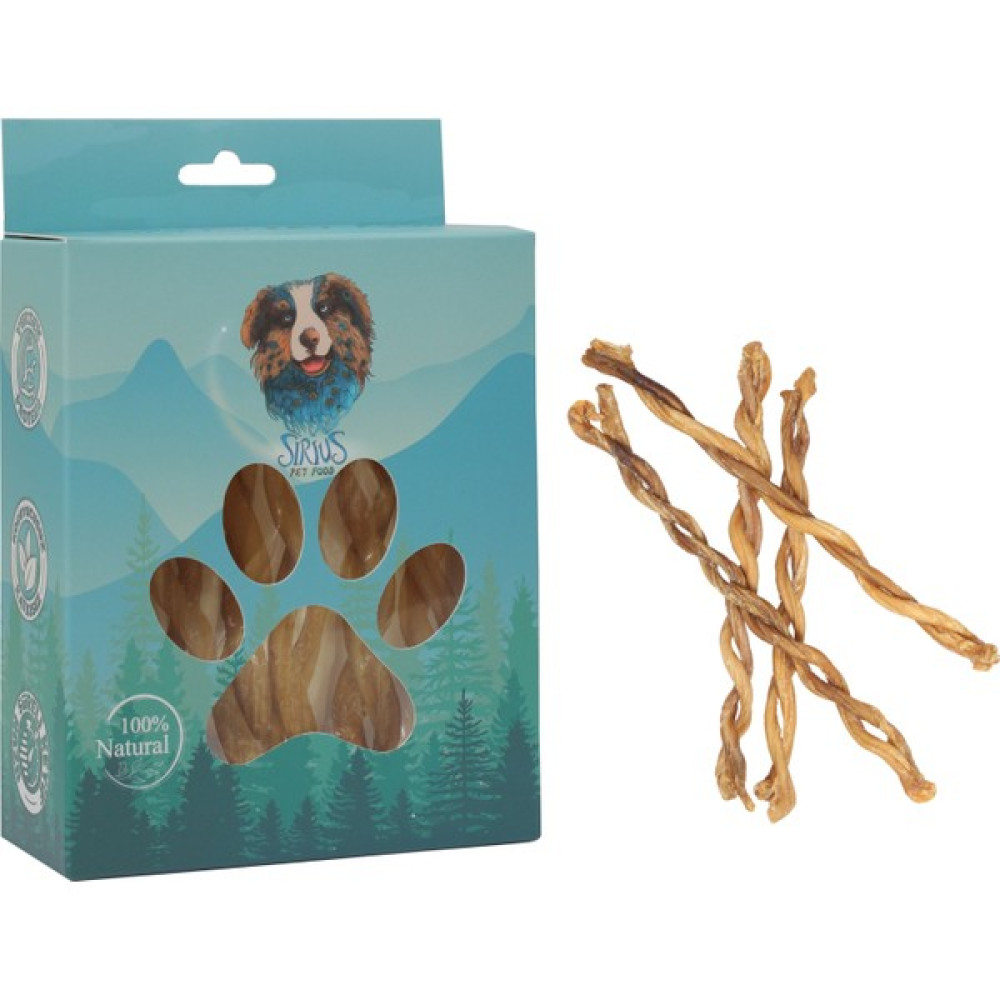 Sirius Pet Food Lamb Pizzle Braided-Kurutulmuş Kuzu Penisi Örgülü Köpek Ödül Maması 100 gr. - Renkli - 1 Adet Evcil Hayvan Ürünleri Fiyatı