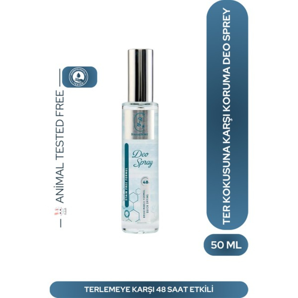 Siriussoft Koltuk Altı El Ayak Terleme Önleyici ve Ter Kokusuna Karşı Koruma Deosprey Deodorant Sprey - 50 ml Deodorantlar Fiyatı