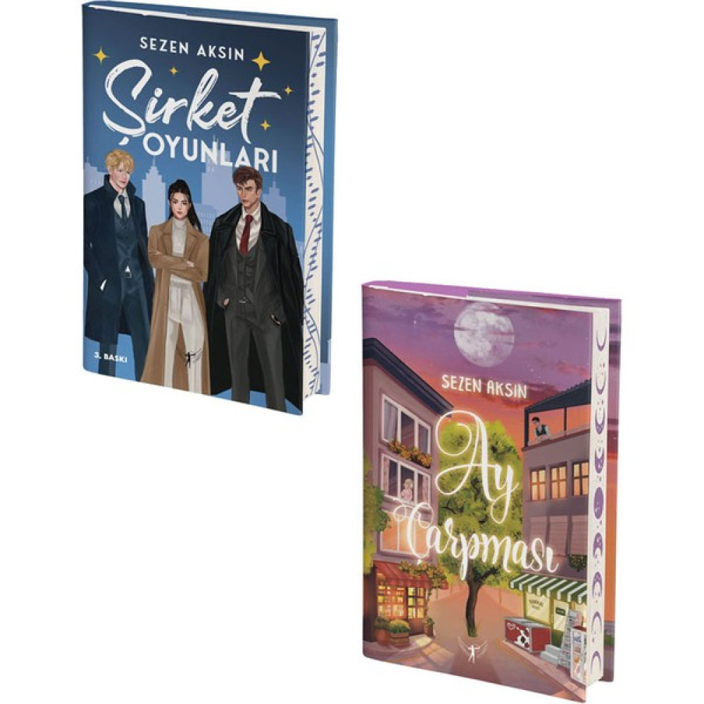 Şirket Oyunları - Ay Çarpması (Ciltli) 2 Kitap - Sezen Aksın Edebiyat Fiyatı