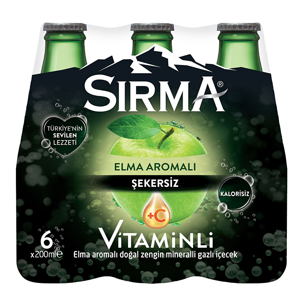 Sırma C Vitaminli Elma Şekersiz 6X200 Ml Maden Suyu ve Soda Fiyatı