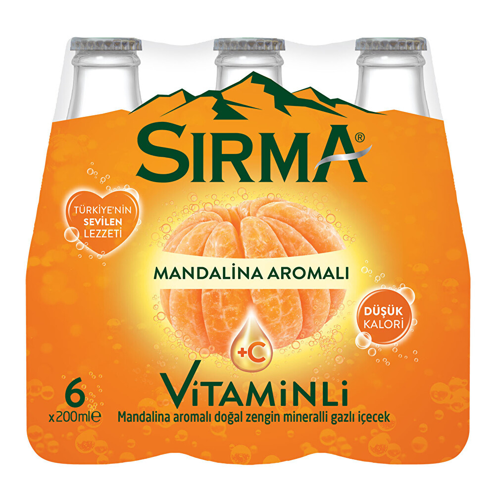 Sırma C Vitaminli Mandalina 6X200 Ml Maden Suyu ve Soda Fiyatı