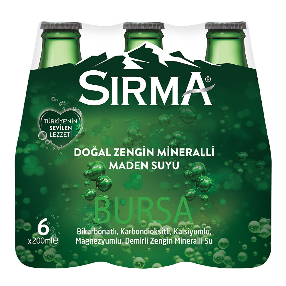 Sırma Doğal Maden Suyu 6x200 ml Maden Suyu ve Soda Fiyatı