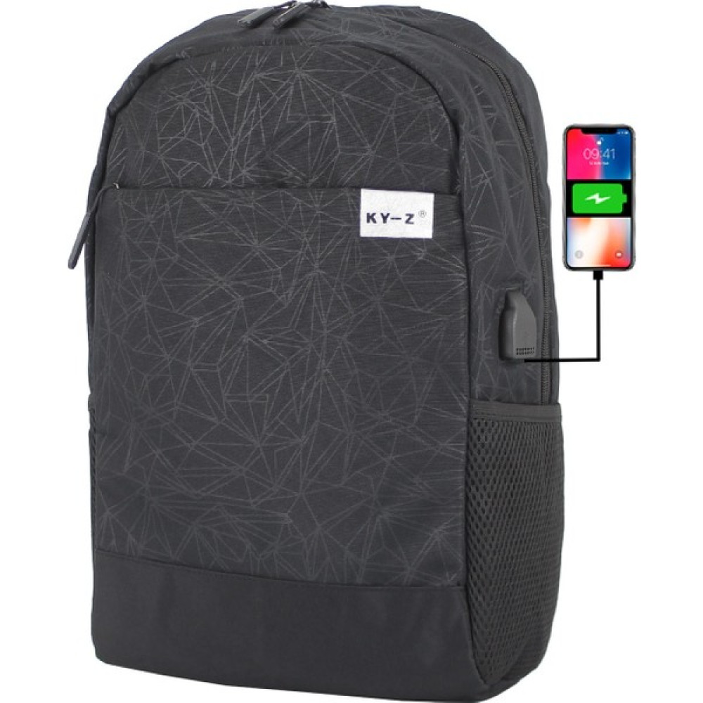 Sırt Çantası 15,6 Inç Laptop Bölmeli Yandan Cepli USB Aparatlı Unisex Sırt Çantası (Outdoor) Fiyatı