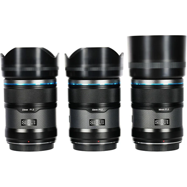 Sirui Sniper 23Mm 33Mm 56 MM F/1.2 Aps-C AF Siyah Lens Seti (Sony E Montajlı) Objektif & Lensler Fiyatı
