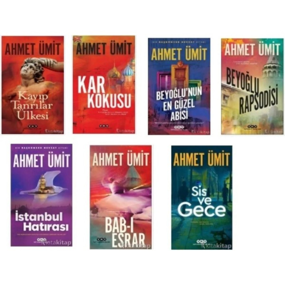 Sis ve Gece - Kayıp Tanrılar Ülkesi - Kar Kokusu - Beyoğlu Rapsodisi - İstanbul Hatırası - Bab-ı Esrar - Beyoğlu'nun En Güzel Abisi 7 Kitap - Ahmet... Polisiye Fiyatı