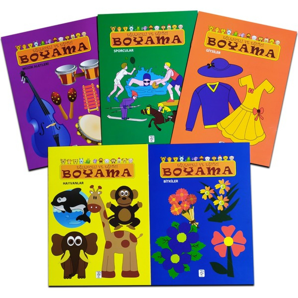 Sis Yayıncılık Eğlenceli ve Eğitici Boyama Seti 3 - 5 Kitap Aktivite & Eğitici Kitaplar Fiyatı