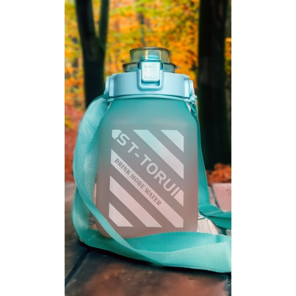 Şişe Deposu 1.5 Litre Yeşil Motivasyonel Su Matarası Motivasyon Matarası Tritan Suluk Sticker Hediyeli Suluk Suluk Fiyatı