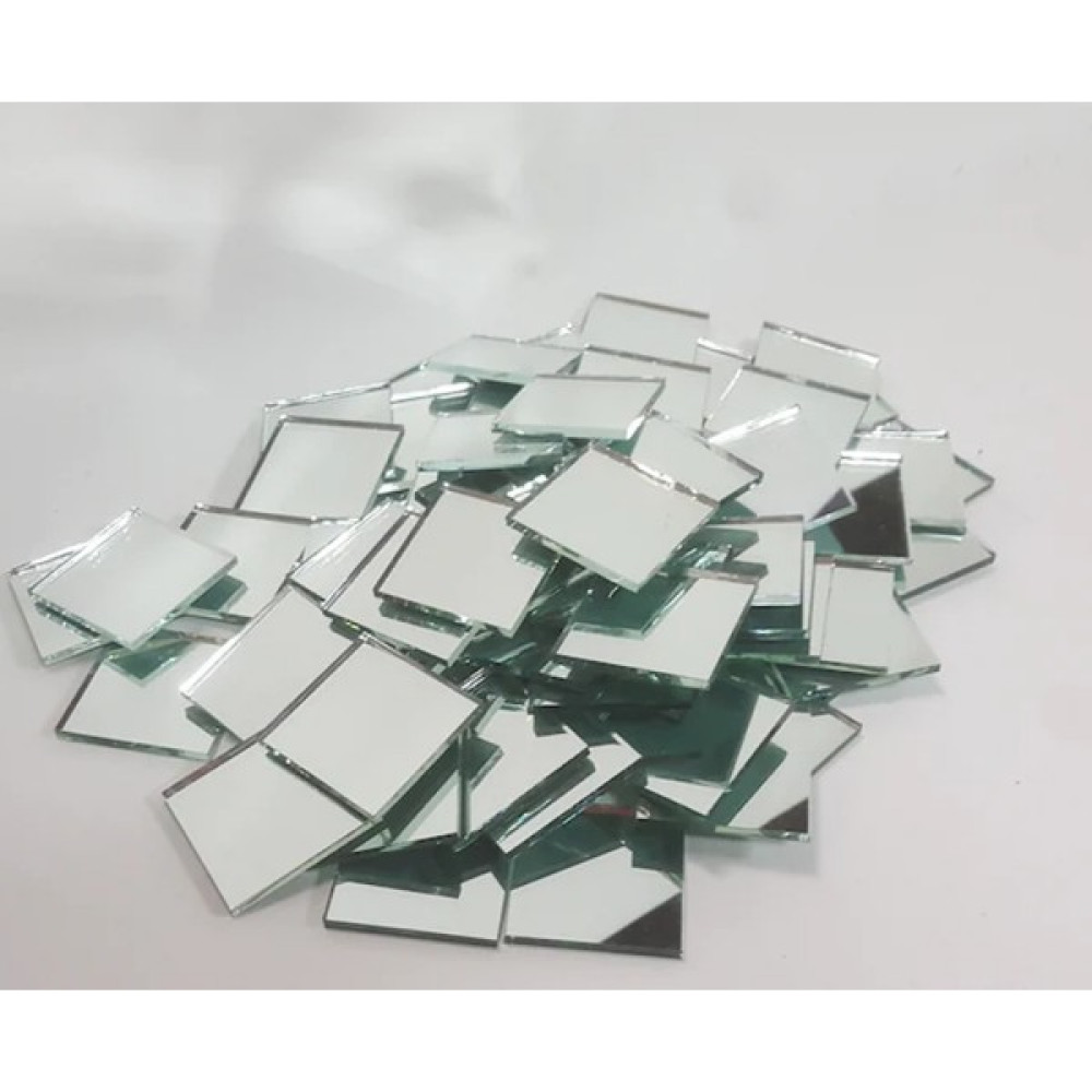 Şişecam 300’LÜ Dekoratif Kırık (3 Mm) Kalınlığında Kare Ayna 2CMX2CM - Beyaz - Tek Ebat Ayna Fiyatı