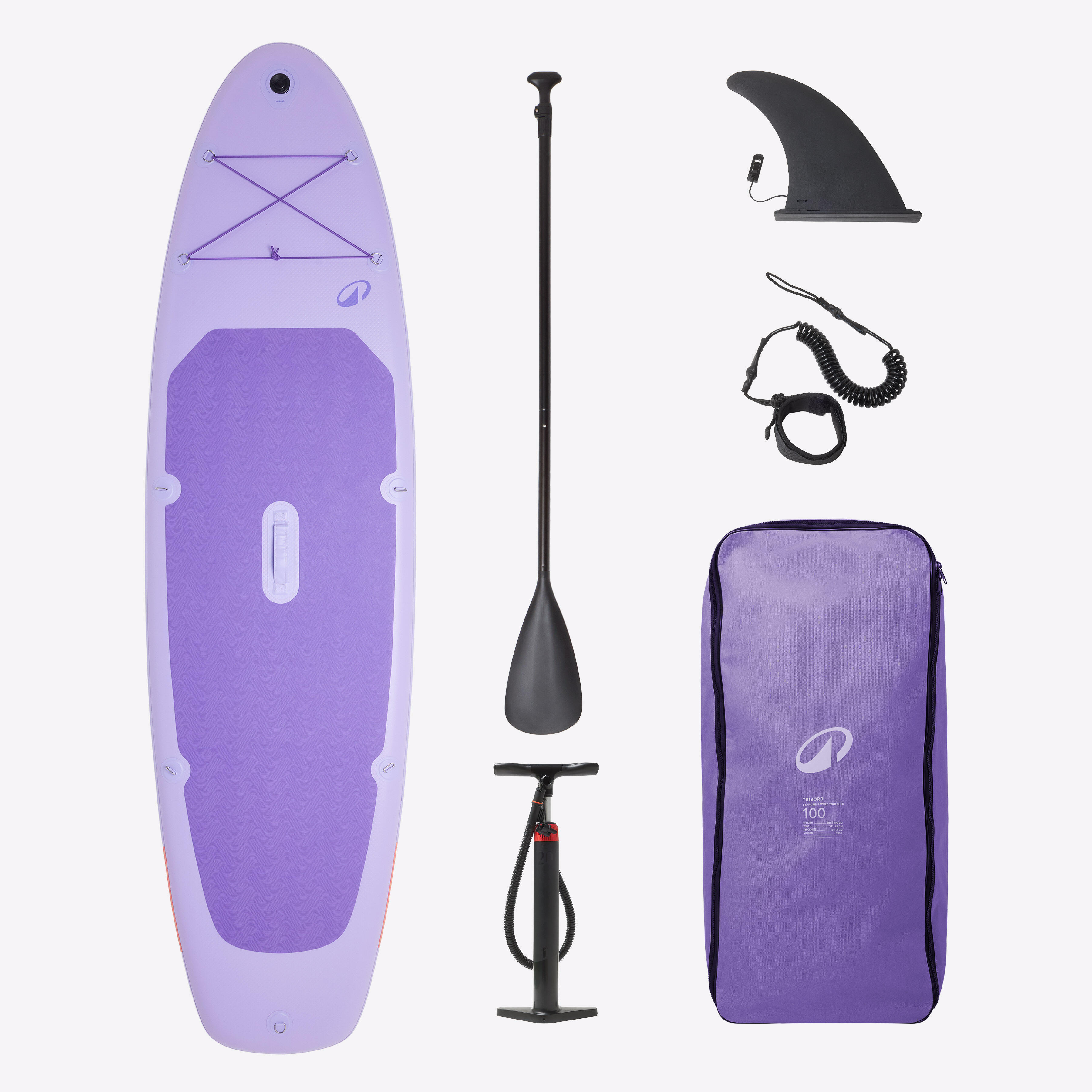 Şişme Stand Up Paddle Seti - 10'6 - Mor - Sınırlı Üretim - 100 Diğer Fiyatı