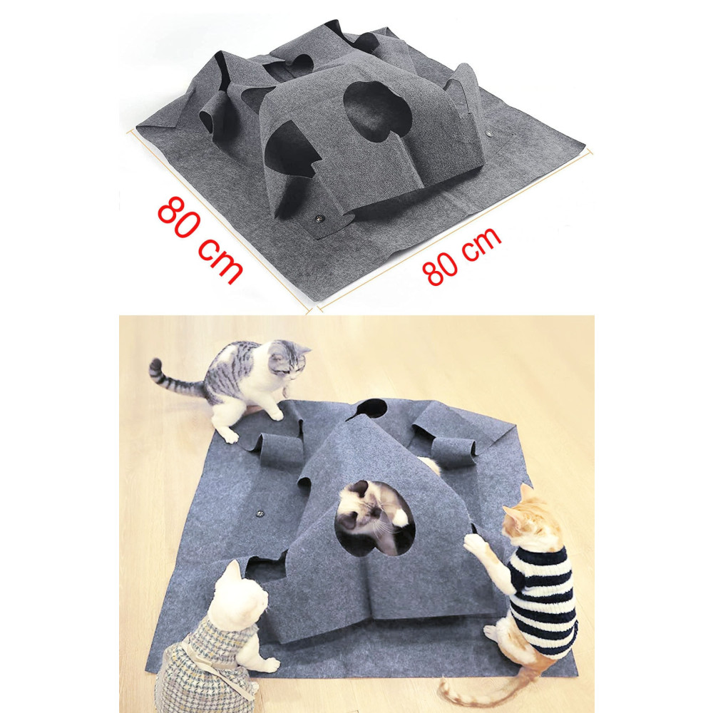 Sisso Luck Kedi Tüneli Fonksiyonel Kedi Yatağı Evcil Kedi Tepeleri Oyun Alanı Interaktif Kedi Oyuncağı Evcil Hayvan Ürünleri Fiyatı