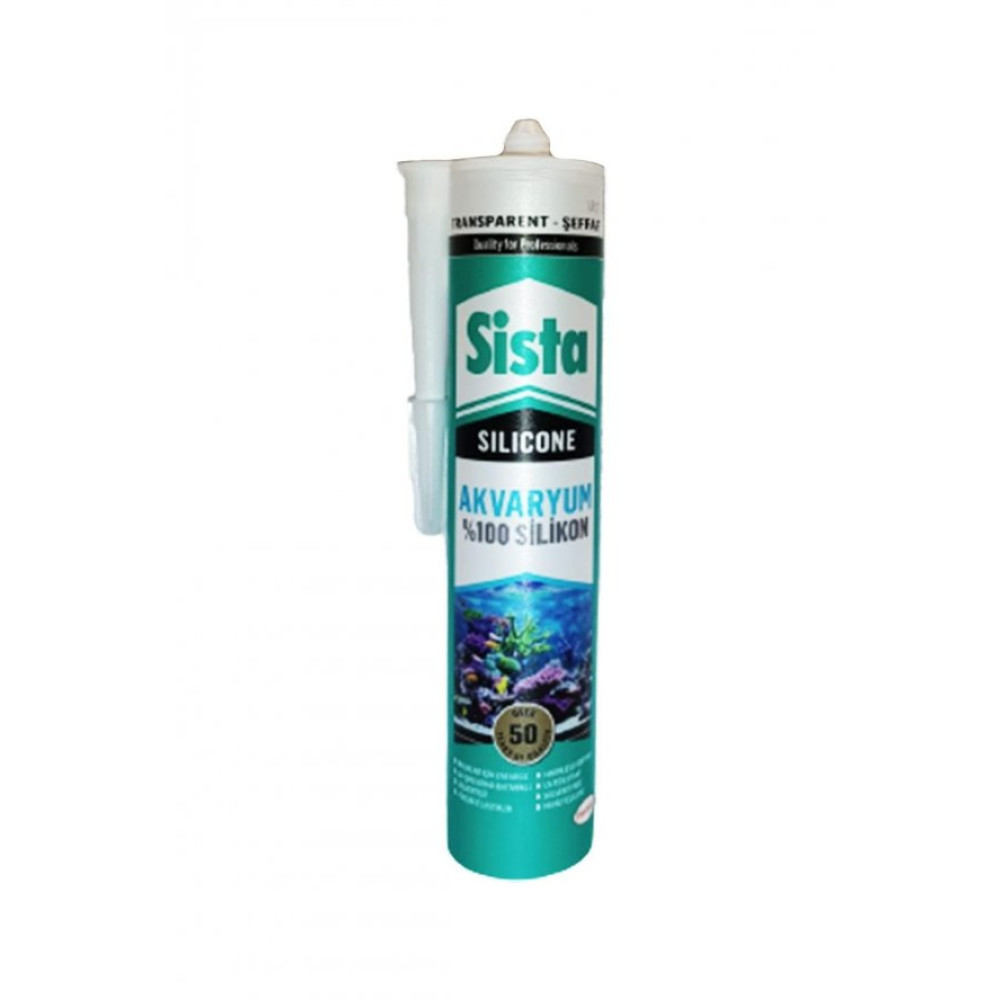 Sista Akvaryum Silikonu 340 Gr. Seffaf Nalburiye & Hırdavat Fiyatı