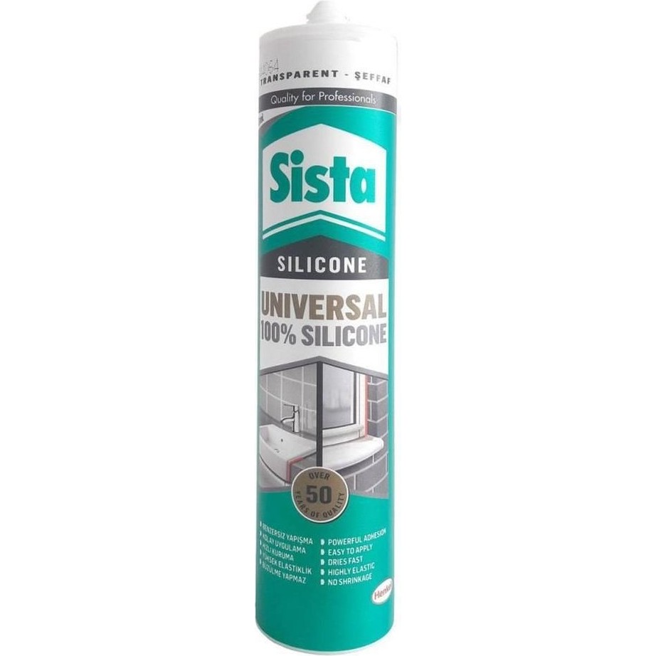 Sista Henkel Sista Universal Şeffaf Silikon 280 ml Diğer Fiyatı