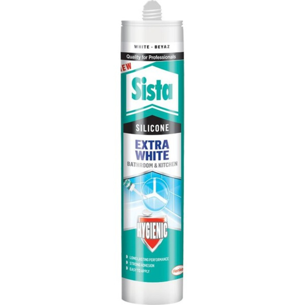 Sista Silikon Kartuş Extra Beyaz Nalburiye & Hırdavat Fiyatı