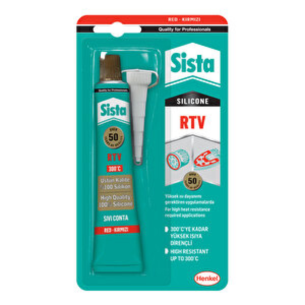 Sista Silikon Tüp Kırmızı Silikon Fiyatı