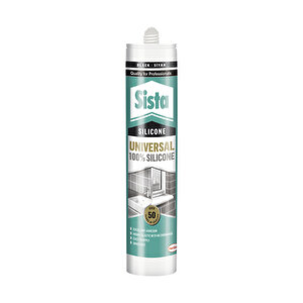 Sista Universal %100 Silikon Siyah 310 ml Silikon Fiyatı