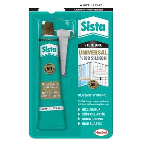 Sista Üniversal Silikon Beyaz 50G Blister - 1 Diğer Fiyatı
