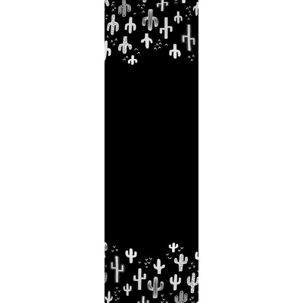 Sister Home Design Beyaz Kaktüsler Siyah Zemin Ranir - Runner - 45 x 140 cm - Renkli Masa Örtüsü Fiyatı