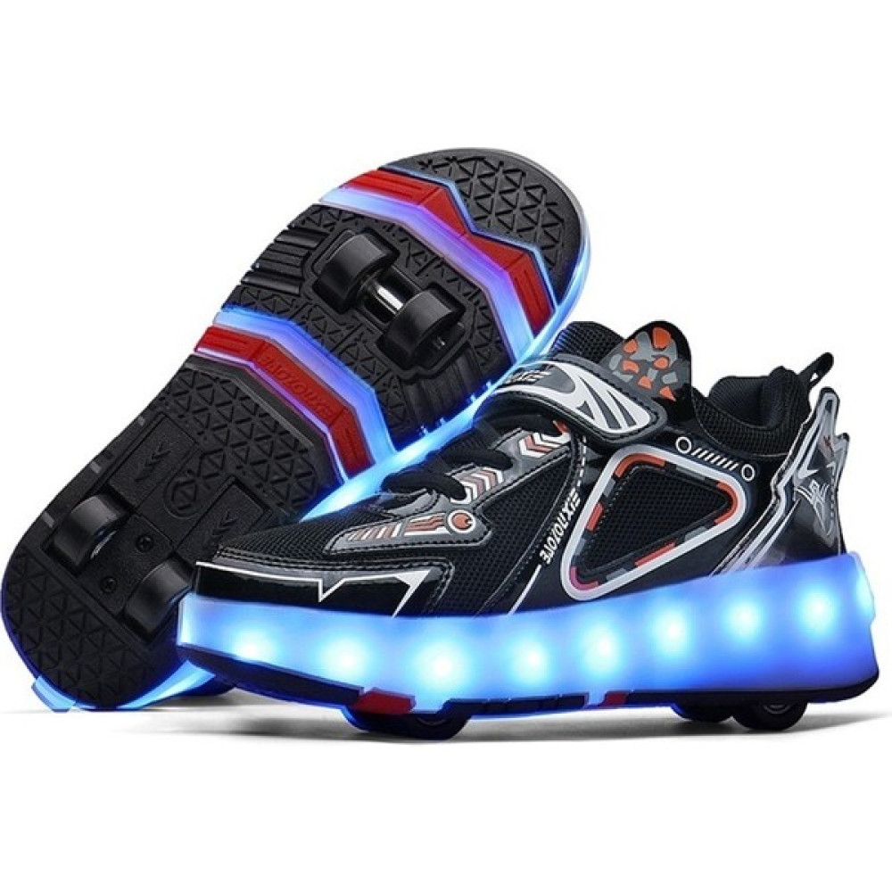 Sıtong 8 Tekerlekli USB Şarjlı LED Işıklı Paten Ayakkabı (Yurt Dışından) Spor Ayakkabı Fiyatı