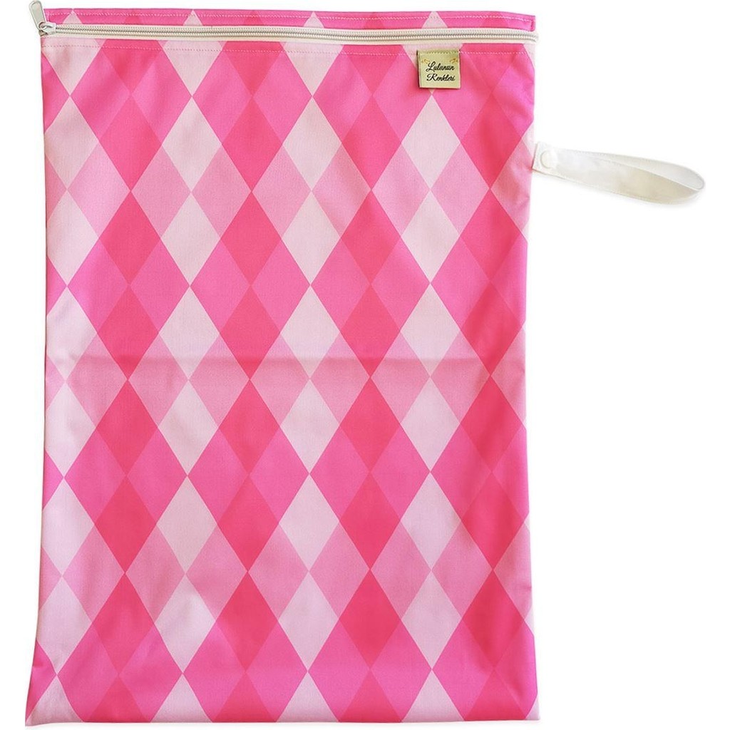 Sıvı Geçirmez Islak Kirli Çantası 35X50 cm (Büyükboy) - Pembe Bebek Bakım Çantası Fiyatı