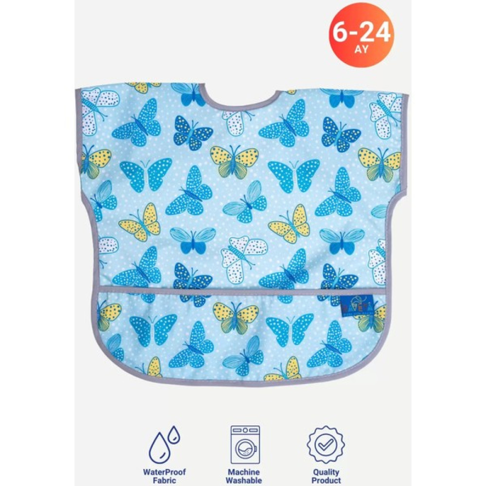 Sıvı Geçirmez Kelebekler Mama-Salya Önlüğü 6-24 Ay - Standart - Renkli Oto Boyaları Fiyatı