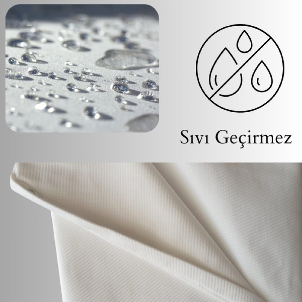 Sıvı Geçirmez Yastık Alezi - Beyaz - 50 x 70 cm Alez / Yatak Koruyucu Fiyatı