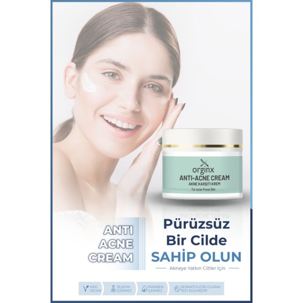 Sivilce Önleyici Ve Sivilce Karşıtı Anti - Akne Siyah Nokta Önleyici Krem 50 ml Nemlendiriciler Fiyatı