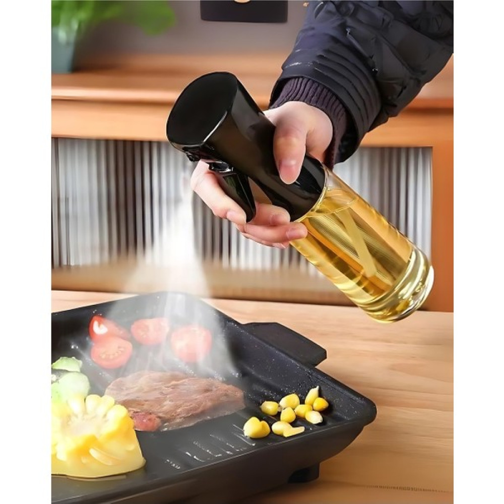 Siyah 230ML Sağlıklı Cam Sprey Yağdanlık Sıvı Yağ Spreyi Yağlık Airfryer Yağ Tasarrufu Saglar Nalburiye & Hırdavat Fiyatı