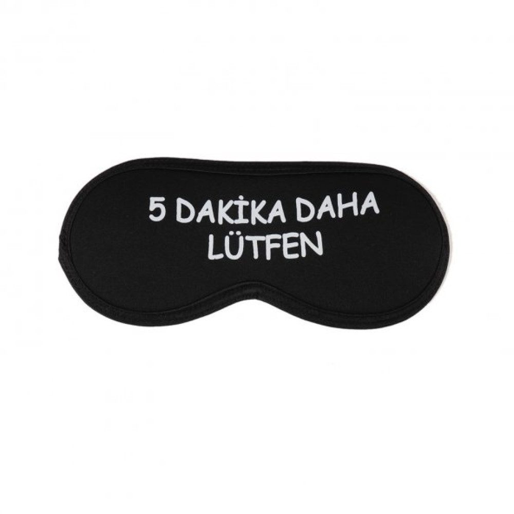 Sıyah Bes Dakıka Daha Lutfen Uyku Bandı Maskeler Fiyatı