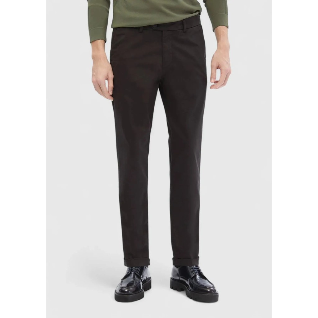 Siyah Düz Dokuma Regular Fit Casual Pamuk Karışımlı Pantolon Giyim & İç Giyim Fiyatı