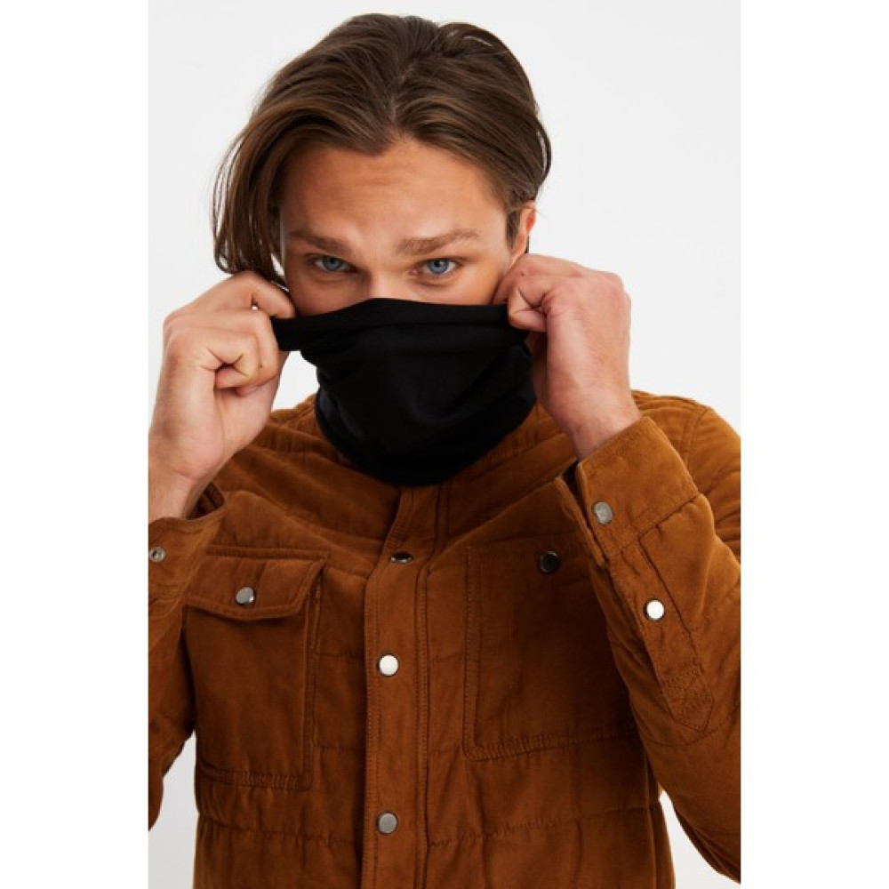 Siyah Erkek 4 fonksiyonlu Koruyucu Pamuklu, Esnek, Terletmez, Bandana, Boyunluk, Buff, Maske Bandana (Outdoor) Fiyatı