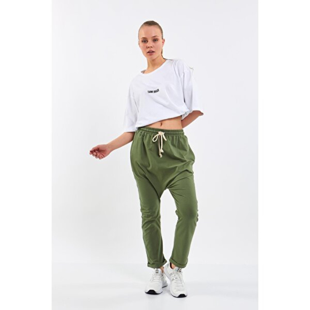 Siyah Fare Tasarım Unisex Yeşil Harem Pantolon Rio X Harem Erkek Pantolon Fiyatı