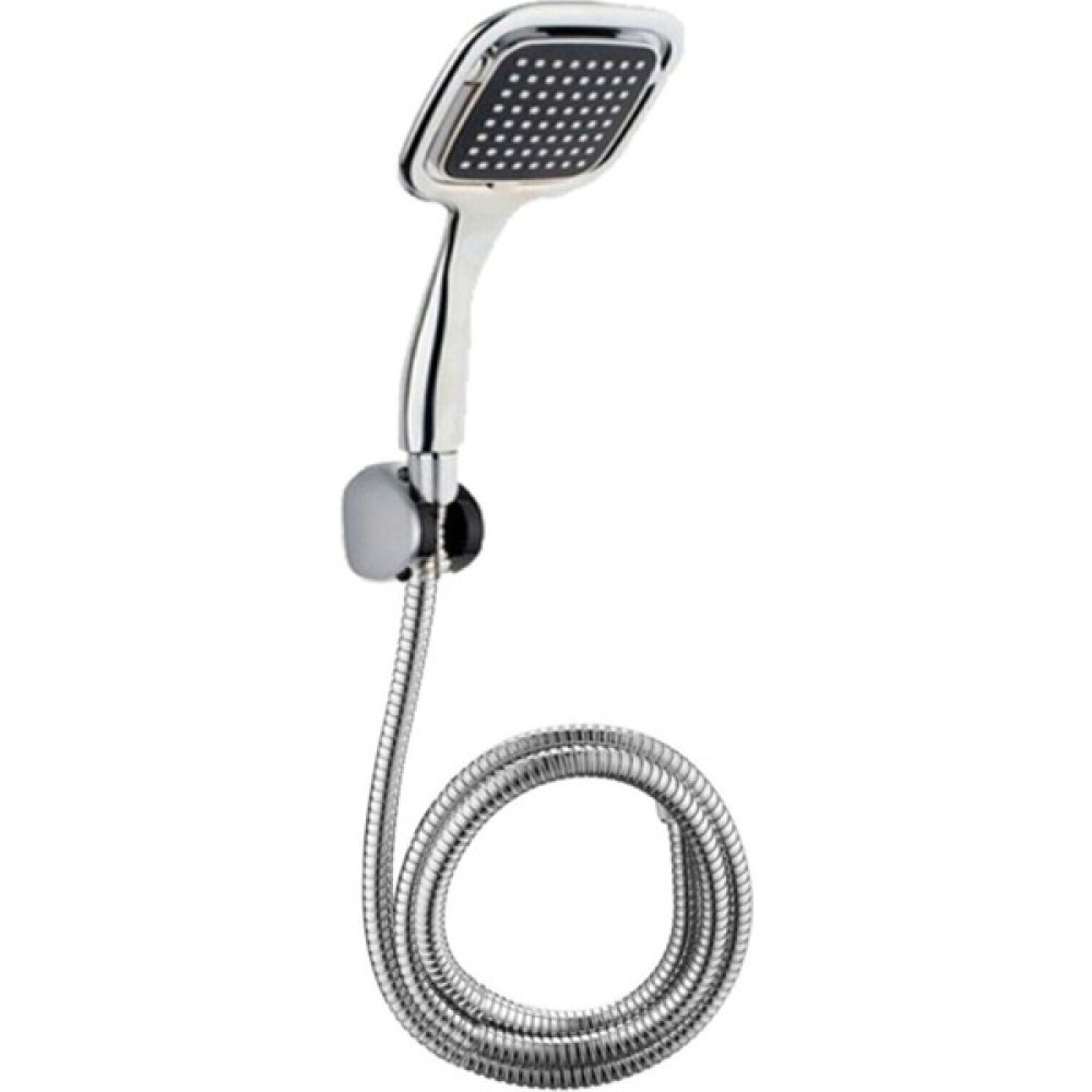 Siyah Kare Lüx Duş Banyo Seti Duş Başlığı Duş Hortumu Duş Mafsalı Lüx Banyo Duş Seti - Montajsız Duş Seti Fiyatı