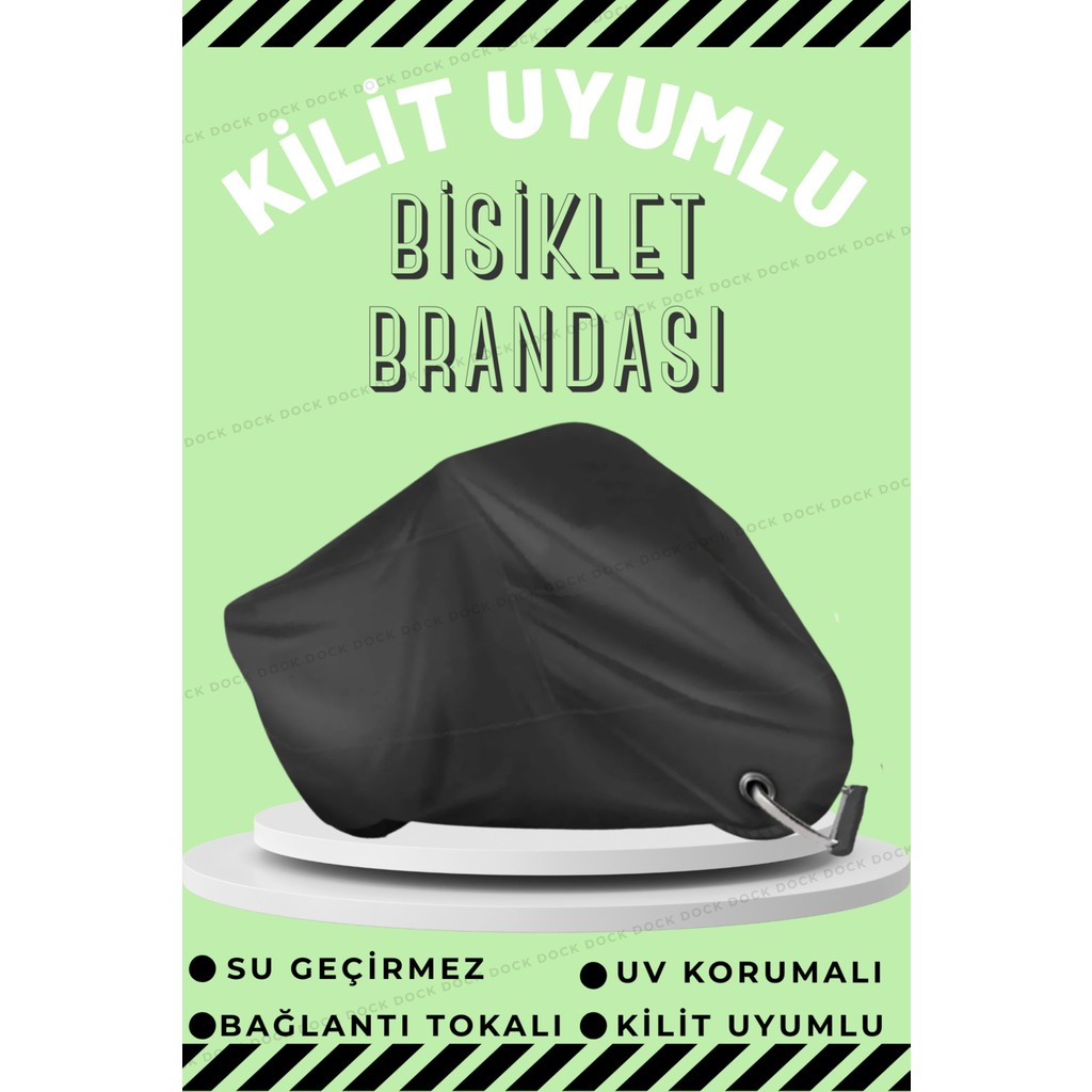 Siyah Kilit Uyumlu Bisiklet Brandası (4mevsim) - Gri Bisikletler Fiyatı