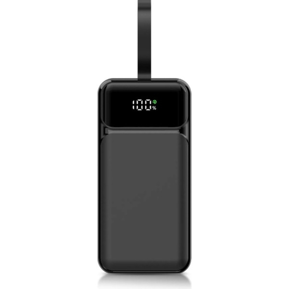 Siyah Powerbank 10.000 Mah Hızlı Şarj Destekli LED Işıklı Gösterge 3in1 Taşınabilir Şarj Cihazı - Powerbank Fiyatı
