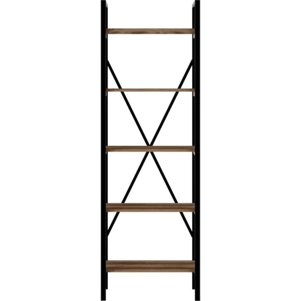 Siyah Sakramento Metal Kitaplik 5 Rafli -  60X180 Cm Ofis Mobilya Aksesuarları Fiyatı